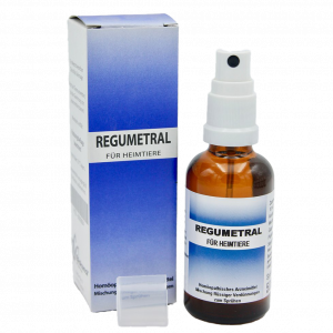 Regumetral 50 ml Tropfen – Nahrungsergänzung für Heimtiere zur Unterstützung des Hormonhaushalts.