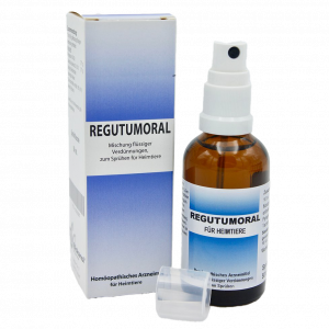Regutumoral 50 ml – homöopathische Lösung für Heimtiere zur Unterstützung des Wohlbefindens.