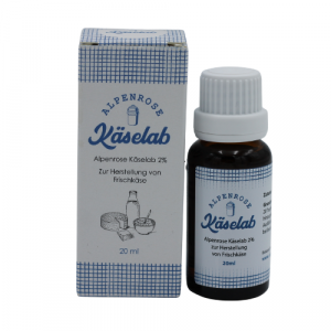 Alpenrose Käselab 20ml- Frischkäse zum Selbermachen.