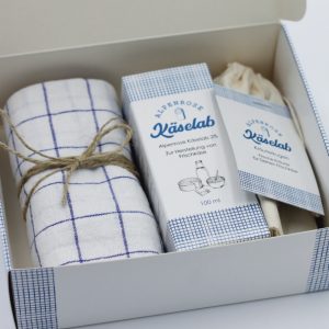 Alpenrose Käselab Startset groß– ideales Einsteigerpaket für die Käseherstellung zu Hause.